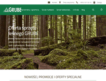 Tablet Screenshot of grube.pl
