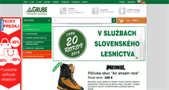 Desktop Screenshot of grube.sk